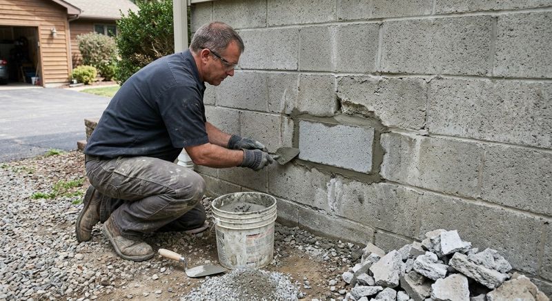 Block Wall Repair in Celina, TX