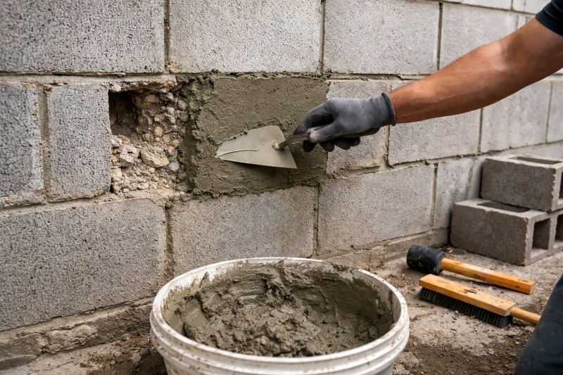 Block Wall Repair in Grayson County, TX