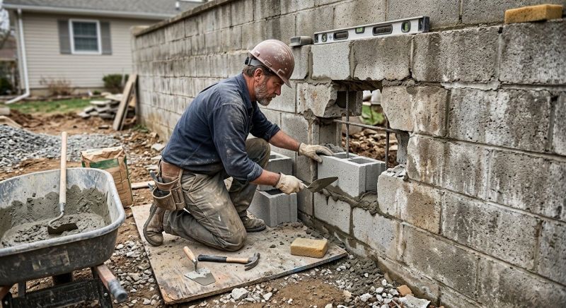 Block Work Repair in Sherman, TX