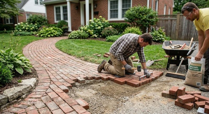 Brick Flatwork Repair in Whitesboro, TX