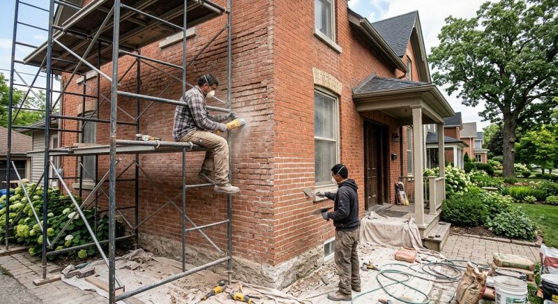 Brick Restoration in Grayson County, TX