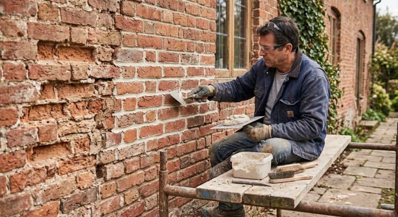 Brick Stairs Repair in Anna, TX