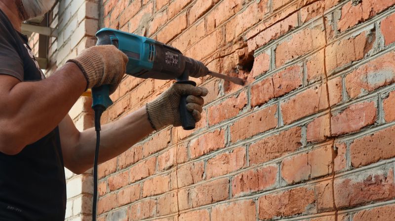 Brick Wall Repair in Sadler, TX