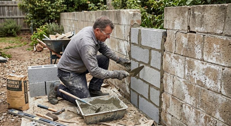 Cement Block Repair in Sherman, TX