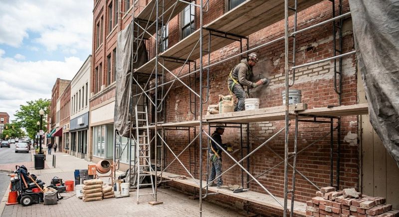 Commercial Masonry Repair in Ravenna, TX