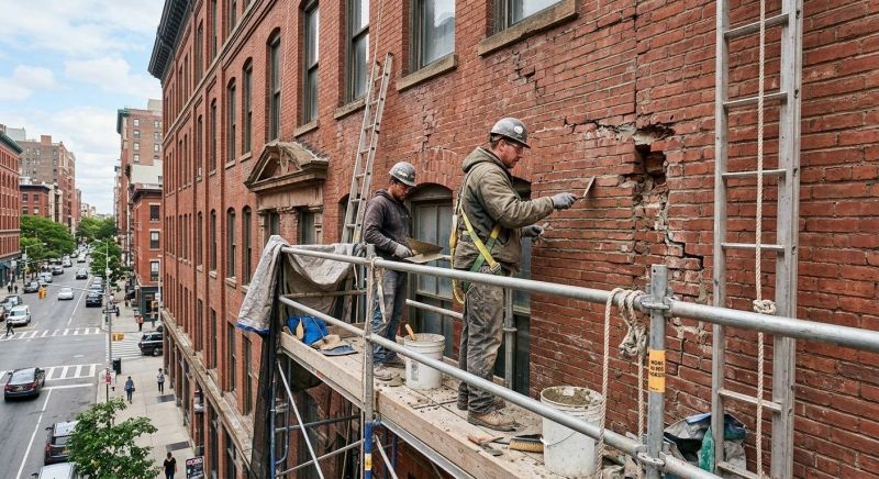 Commercial Masonry Repair in Van Alstyne, TX