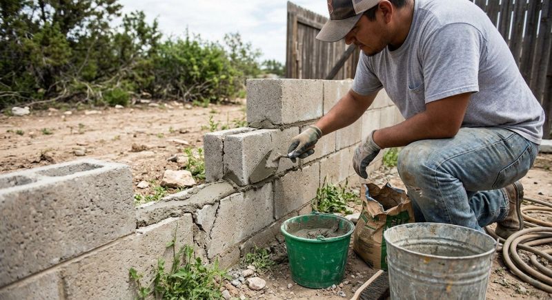 Concrete Block Repair in Denison, TX