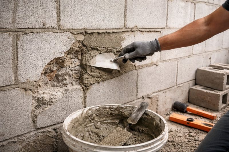 Concrete Block Repair in Grayson County, TX