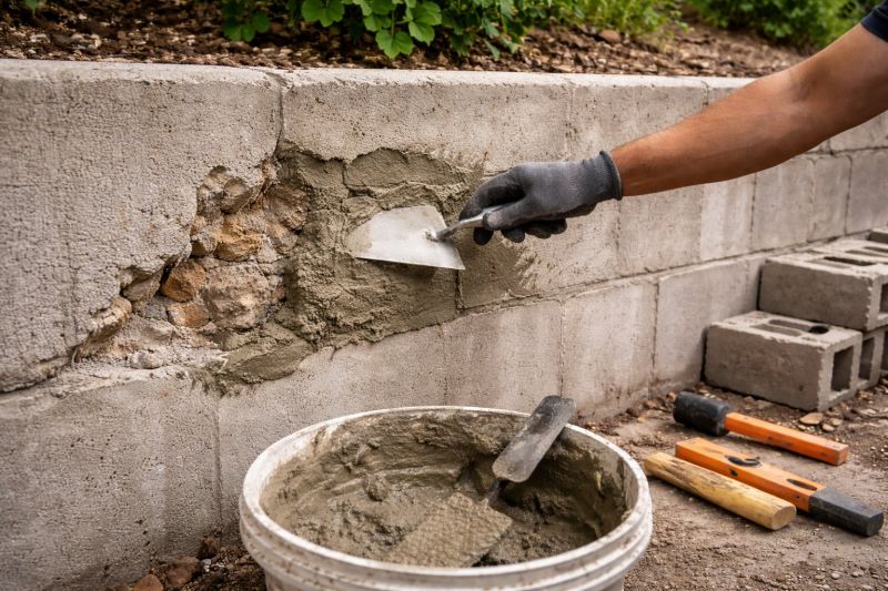 Retaining Wall Repair in Grayson County, TX