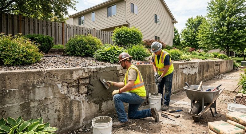 Retaining Wall Repair in Sherman, TX