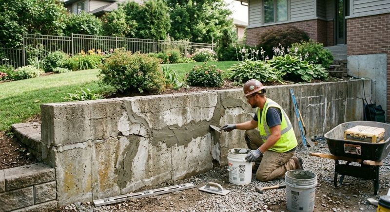 Retaining Wall Repair in Pottsboro, TX