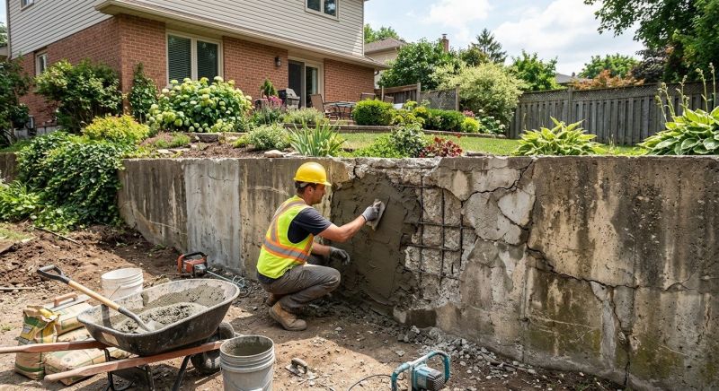 Retaining Wall Repair in Trenton, TX
