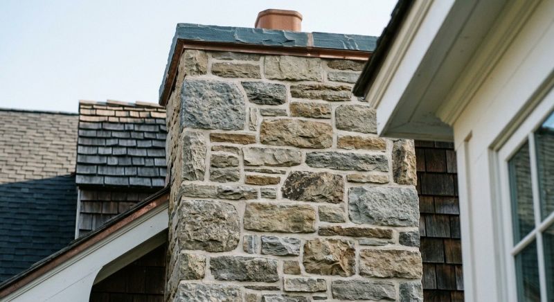Stone Chimney Installation in Sherman, TX