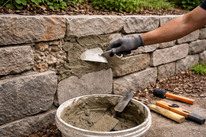 Stone Column Repair in Sherman, TX