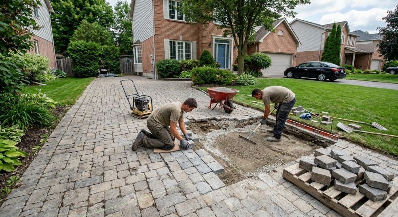 Stone Driveway Repair in Sherman, TX