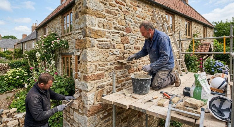 Stone Masonry Repair in Kingston, OK