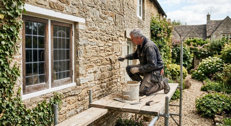 Stonework Repair in Sadler, TX